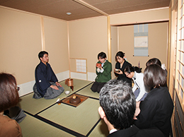 家元内弟子による茶席