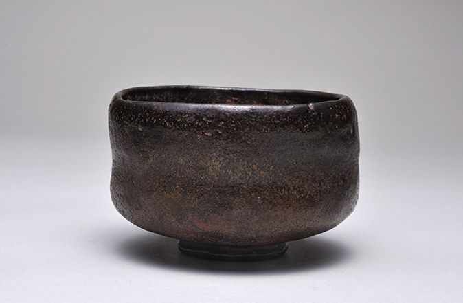 長次郎作 黒茶碗 如心斎銘 待宵